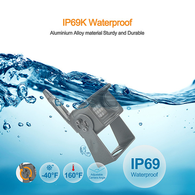Waterproof IP69K HD Rear View Camera 1080P AHD Car Charger Receiver